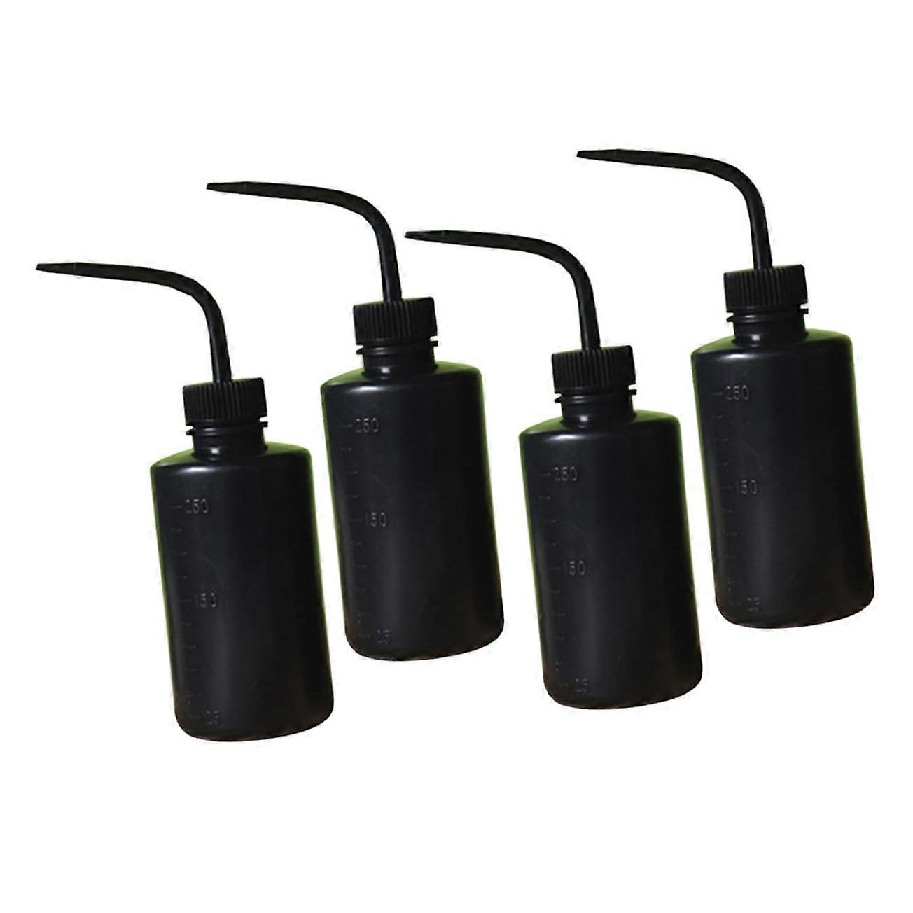 4pcs Flexible Elastic Impact Resistant Plastic Squeeze Bottles for Eyelash Wash