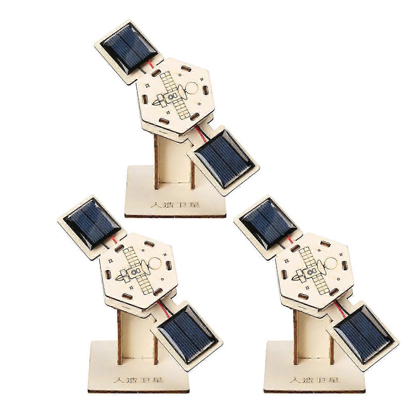 Creative Artificial Satellite Space Models, Solar Satellite Model, DIY Solar Satellite Model Kit Puzzle, Gift for Space Lover