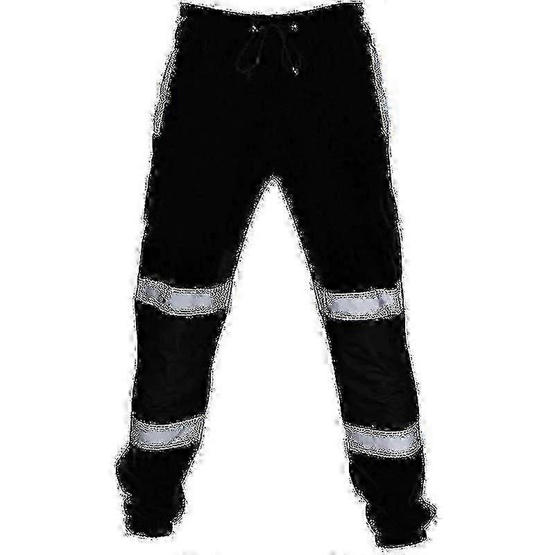 Hi vis sweatpants for adults with elastic waist