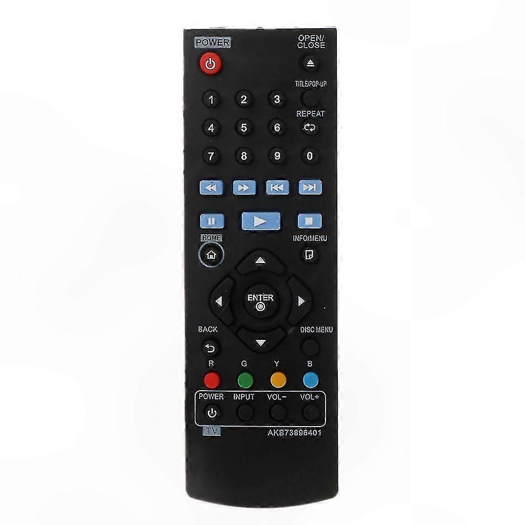 Universal Remote Control for Blu-ray DVD Players, Compatible with LG Models BP340, BP135, BP335W, BP300, Replacement Accessory for Disc Player Devices