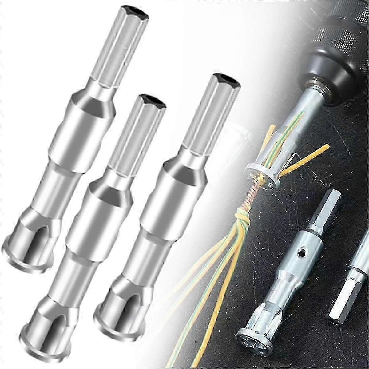 3pcs Hex Shank Automatic Wire Stripper and Cable Twisting Tool Edition 0816