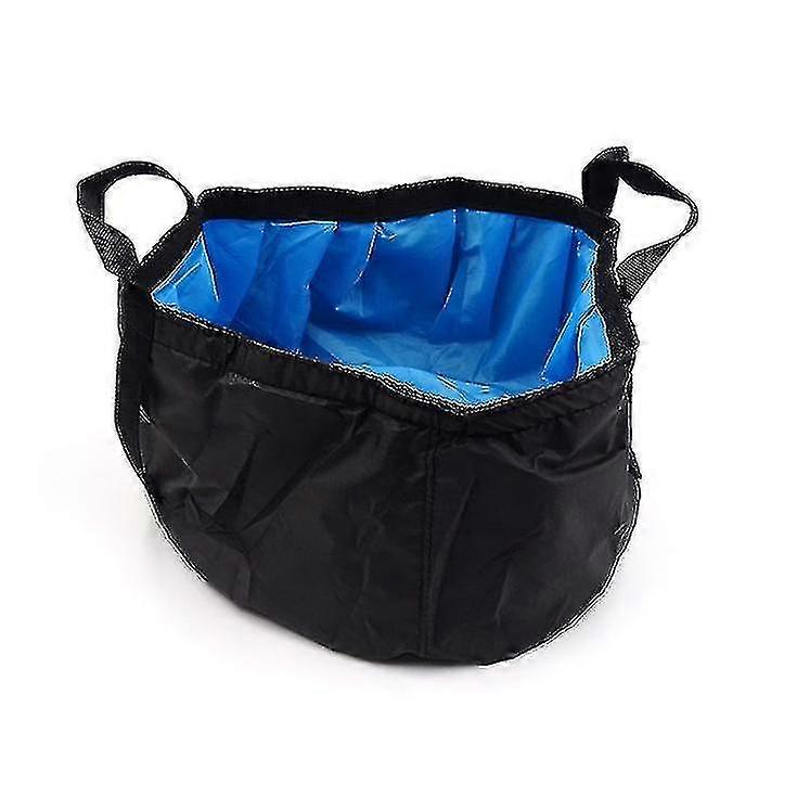 Outdoor Folding Bucket - 8.5l Collapsible Water Container for Camping, Blue