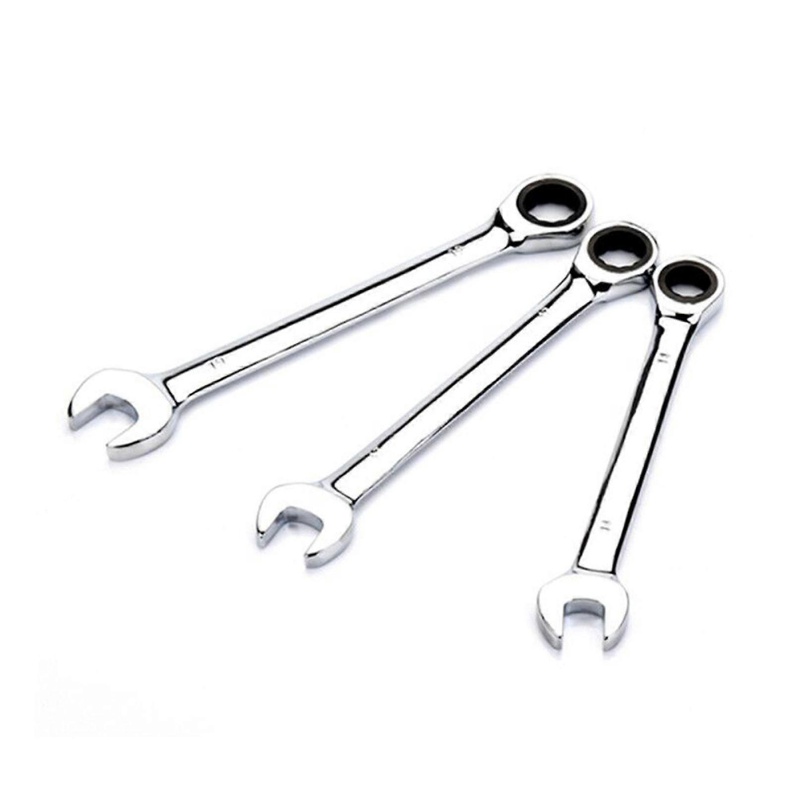 Inner Hexagon Wrench Open Spanner Explosion-proof Flexible Tool Ratchet Wrench CR-V72