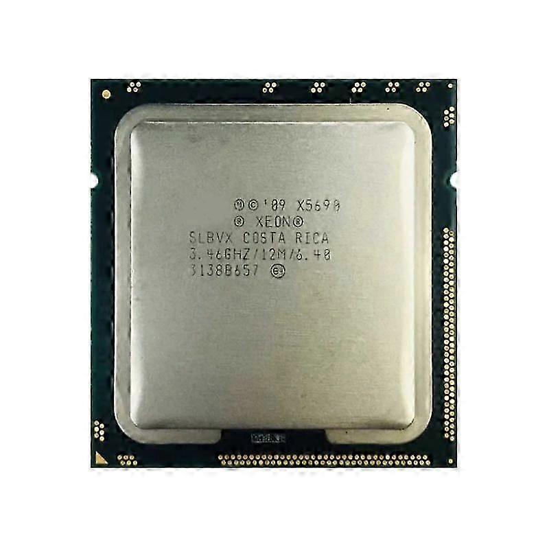 CPU Xeon X5690 - Socket LGA1366 6 nuclee, 12 fire de execuție 3.46GHz, 12MB cache L3, 130W TDP.