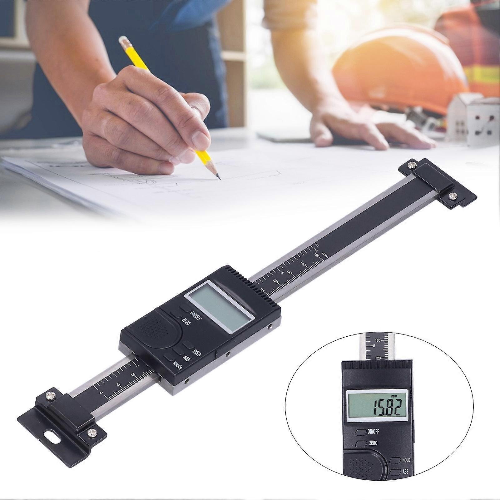Vertical Digital Vernier Caliper 0-150mm IP45 Waterproof LCD