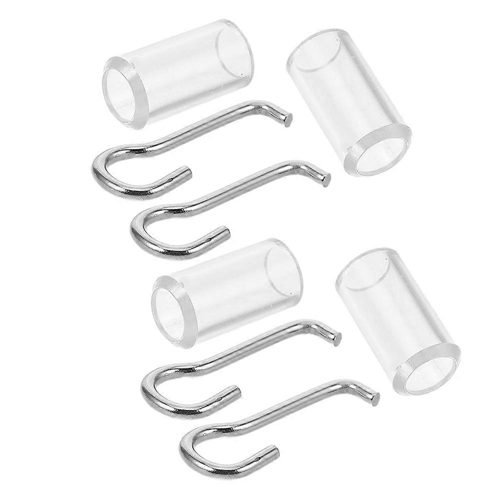 4pcs Wand Wire Sleeve Collar Replacement for Horizontal Blinds – Blind Stick Repair Kit with Hook for Window Tilt, Fix for Home & Office