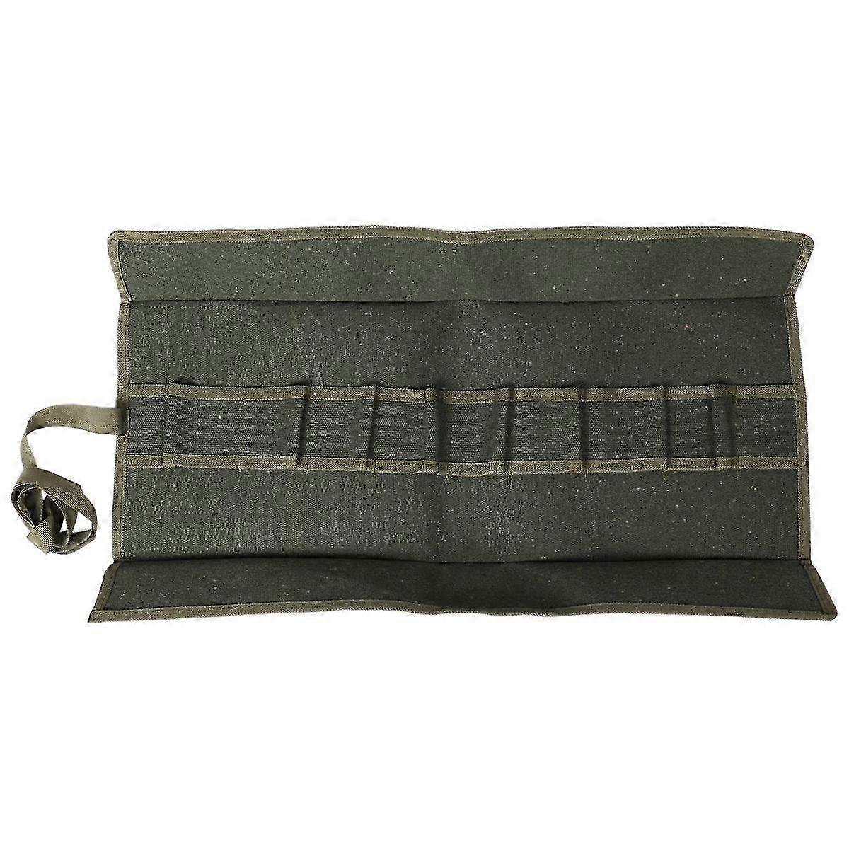 600x430Mm Japanese Bonsai Tools Storage Package Roll Bag Canvas Tool Set Case