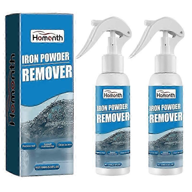 2Pcs 2024 New Car Rust Removal Spray Multi-Purpose Rust,Remover Rust Inhibitor Derusting Spray 100ml