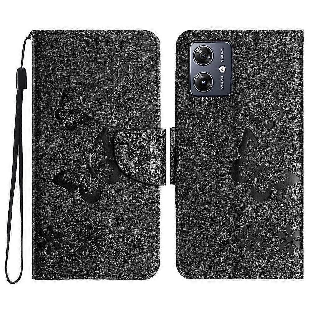 Capa de Telefone de Couro Borboleta Emed Flip para & Android | Proteção Premium