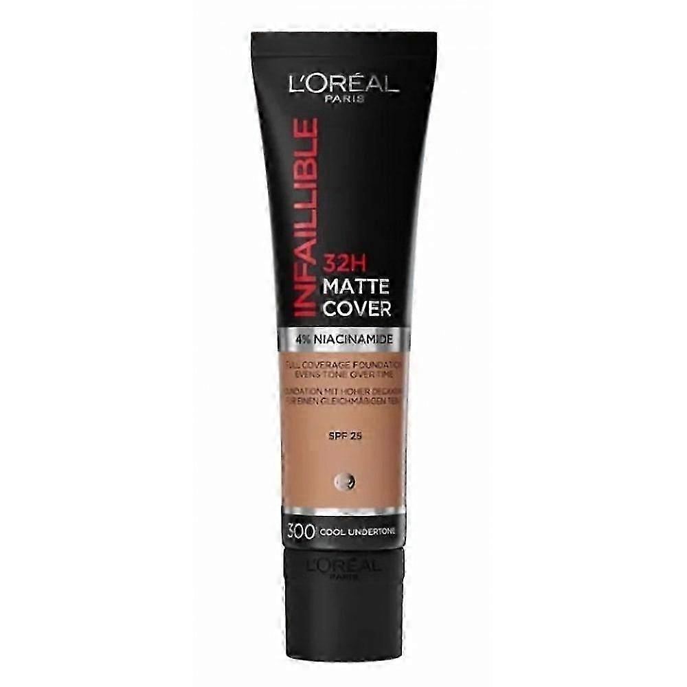 L'Oreal Infaillible 32-Hour Matte Foundation with Cool Undertone, Perfect for UK Flawless Finish
