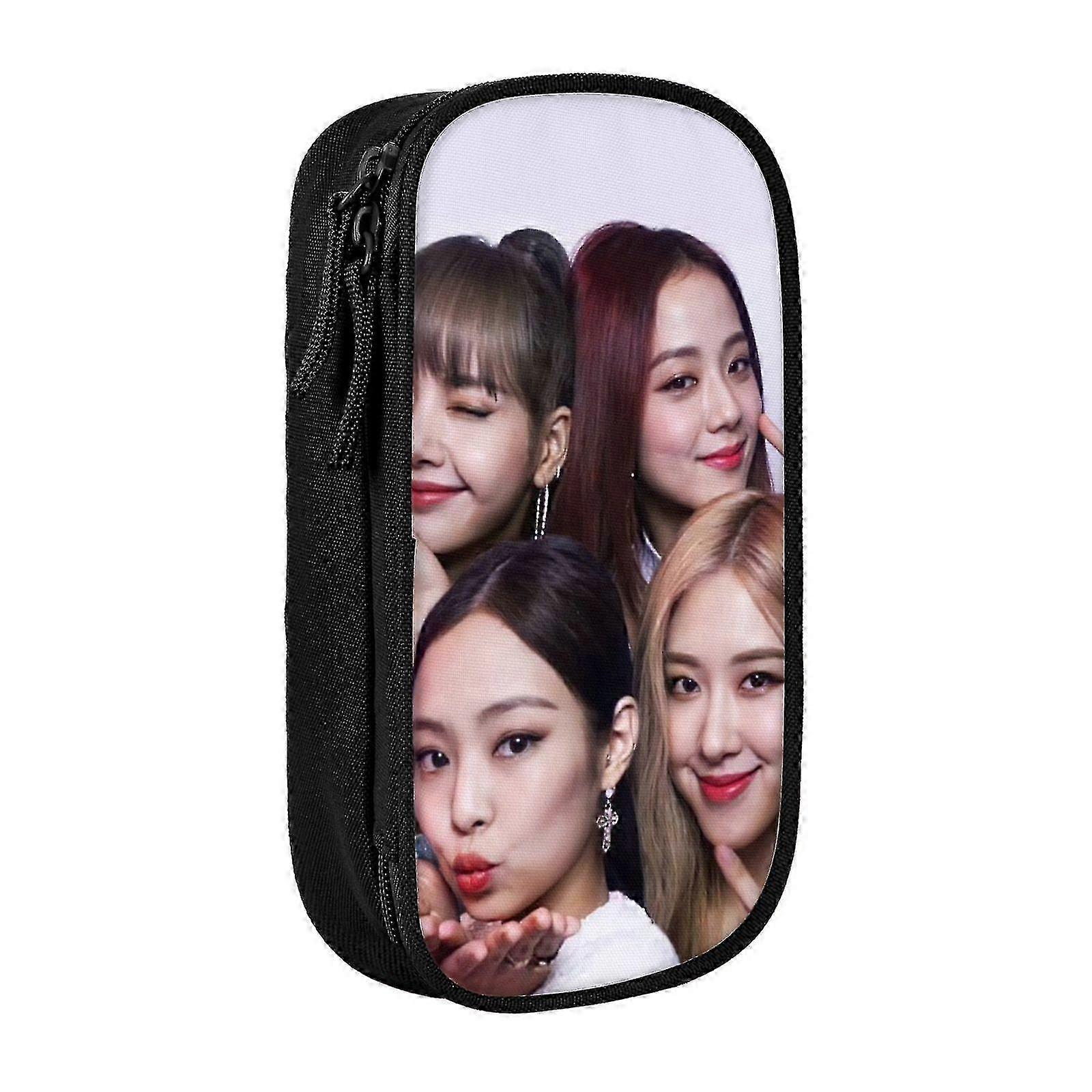 blackpink (4) Pencilcase Large Capacity Pencil Case Double Zipper S...