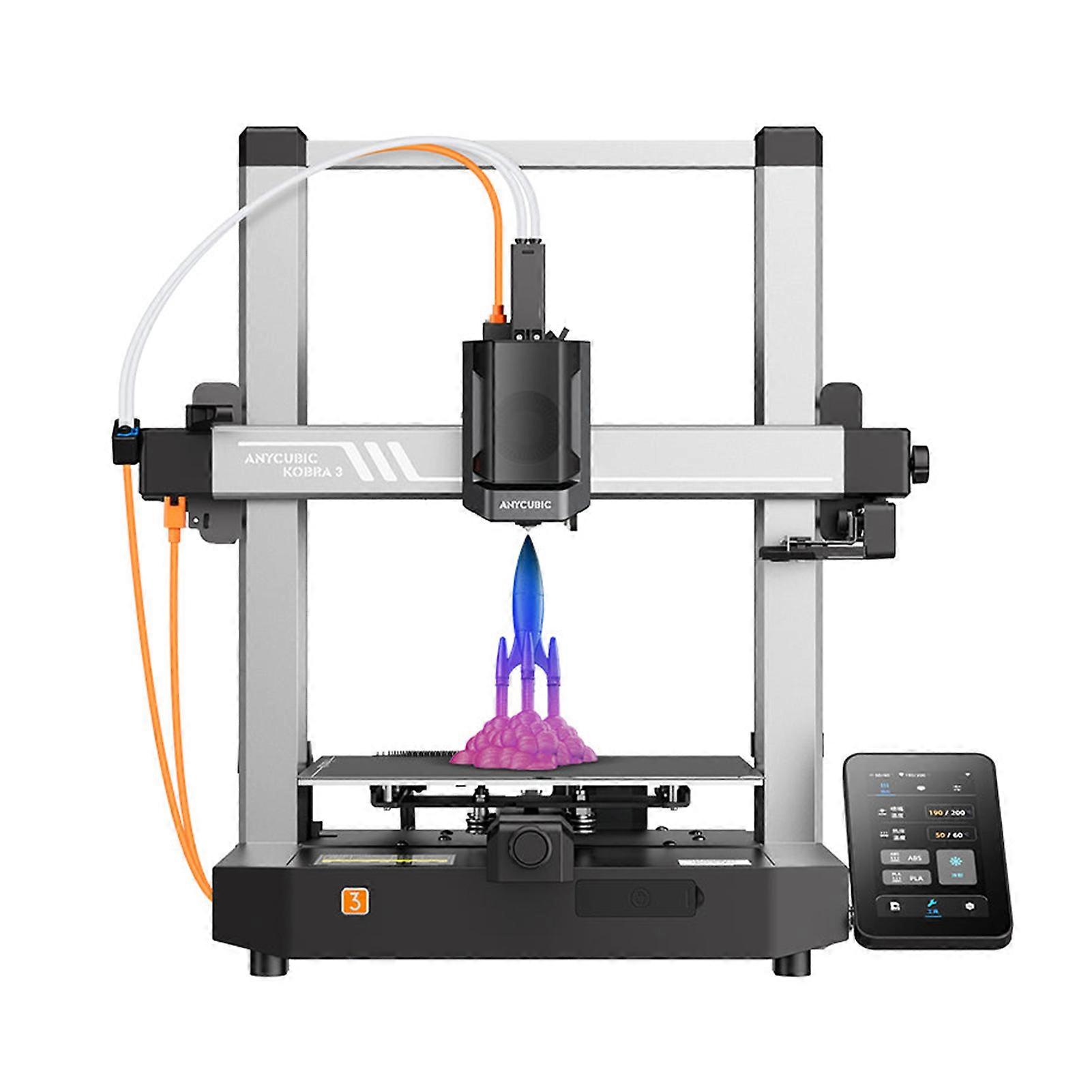 Kobra 3 3D Printer 250x250x260mm, 600mm/s Speed, Touchscreen