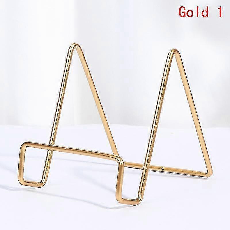 Iron Art Display Stand Dish Rack Plate Bowl Picture Frame Book Hold...