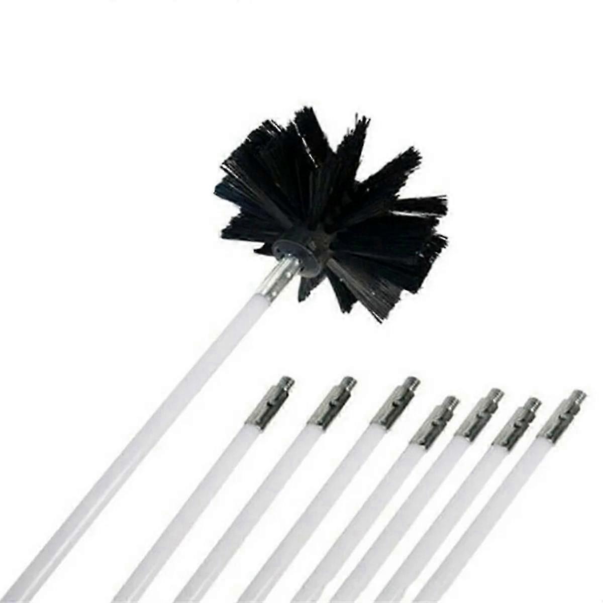 Top to Bottom Chimney Cleaning Brush, Anti Fire Nylon Bristles