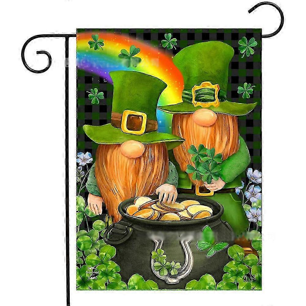 St Patrick's Day Garden Flag, St Patricks Day Flag Double Sided Luc...