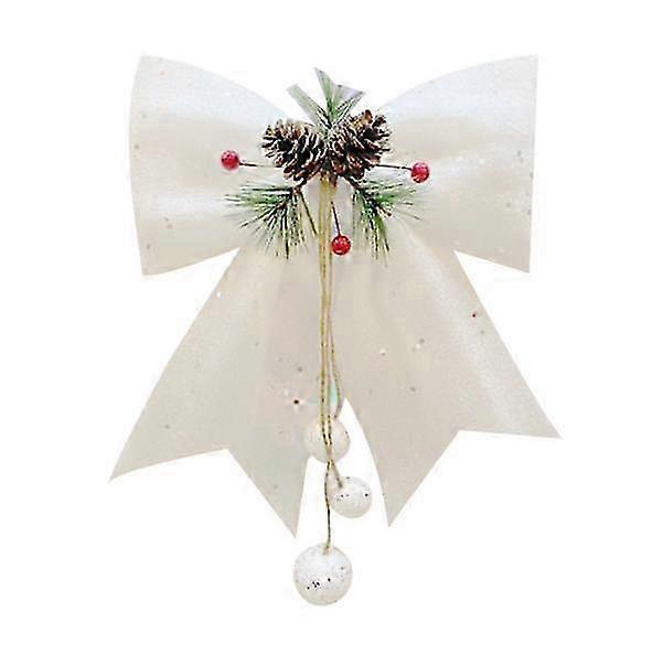 Christmas Tree Bows Glitter Decorative Bow