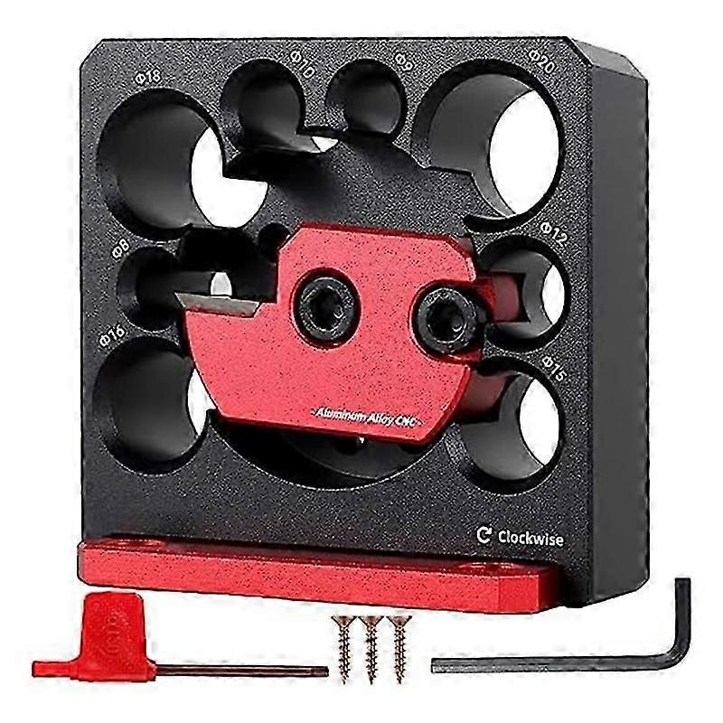 6PCS Dowel Maker Jig Kit,Metric 8mm to 20mm Adjustable Dowel Maker,with Carbide Blade,for Wooden Rod