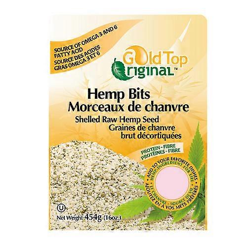 Gull topp organiske hamp bits, 454 gram