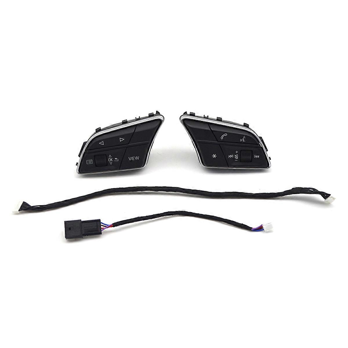 8WD951523 Steering Wheel Multifunctional Buttons Unheated for A4 B9 A3 8Y