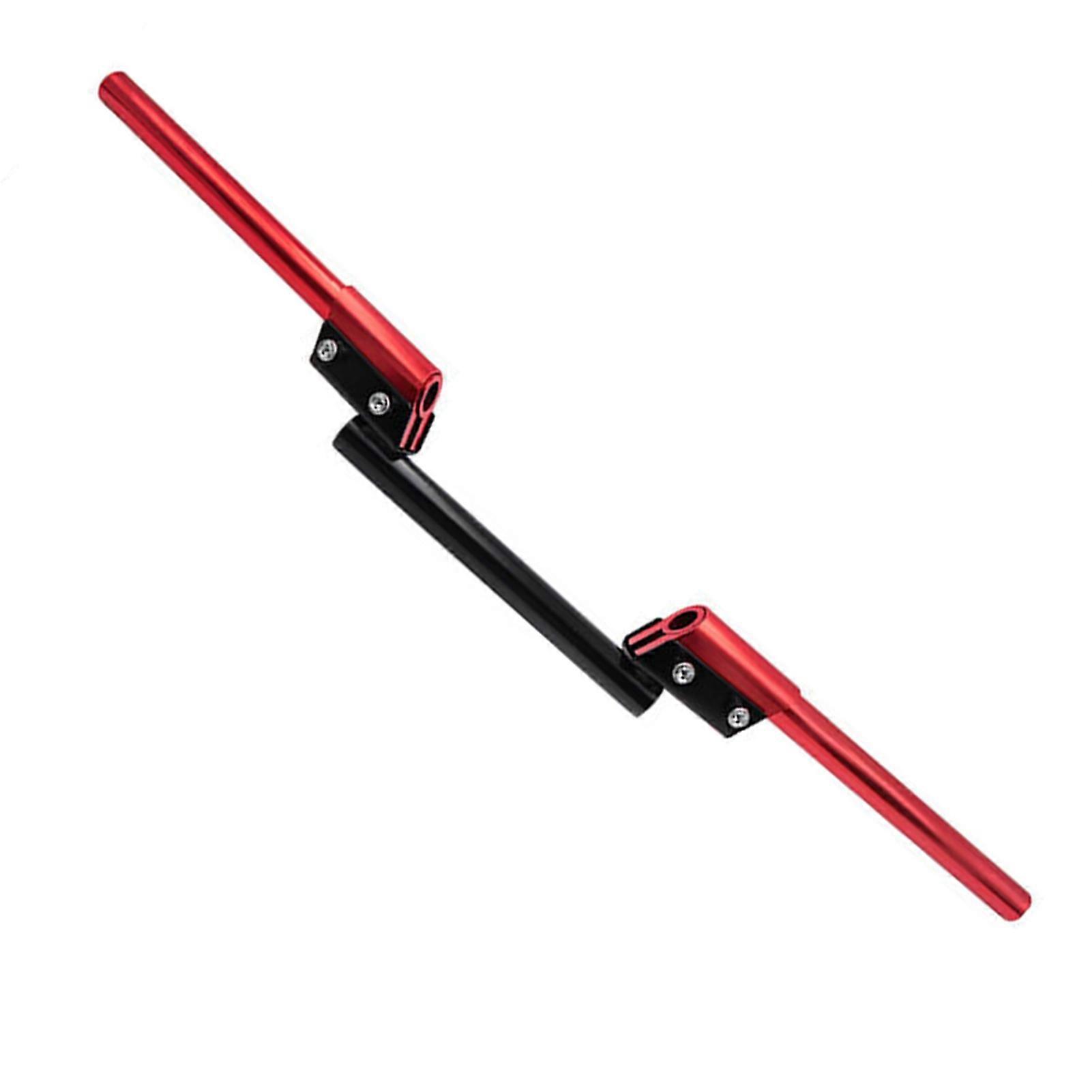 Motorcycle Handlebar Aluminium Alloy Easy Installation Handlebar Replacement Motorcycle Modification Parts Red 