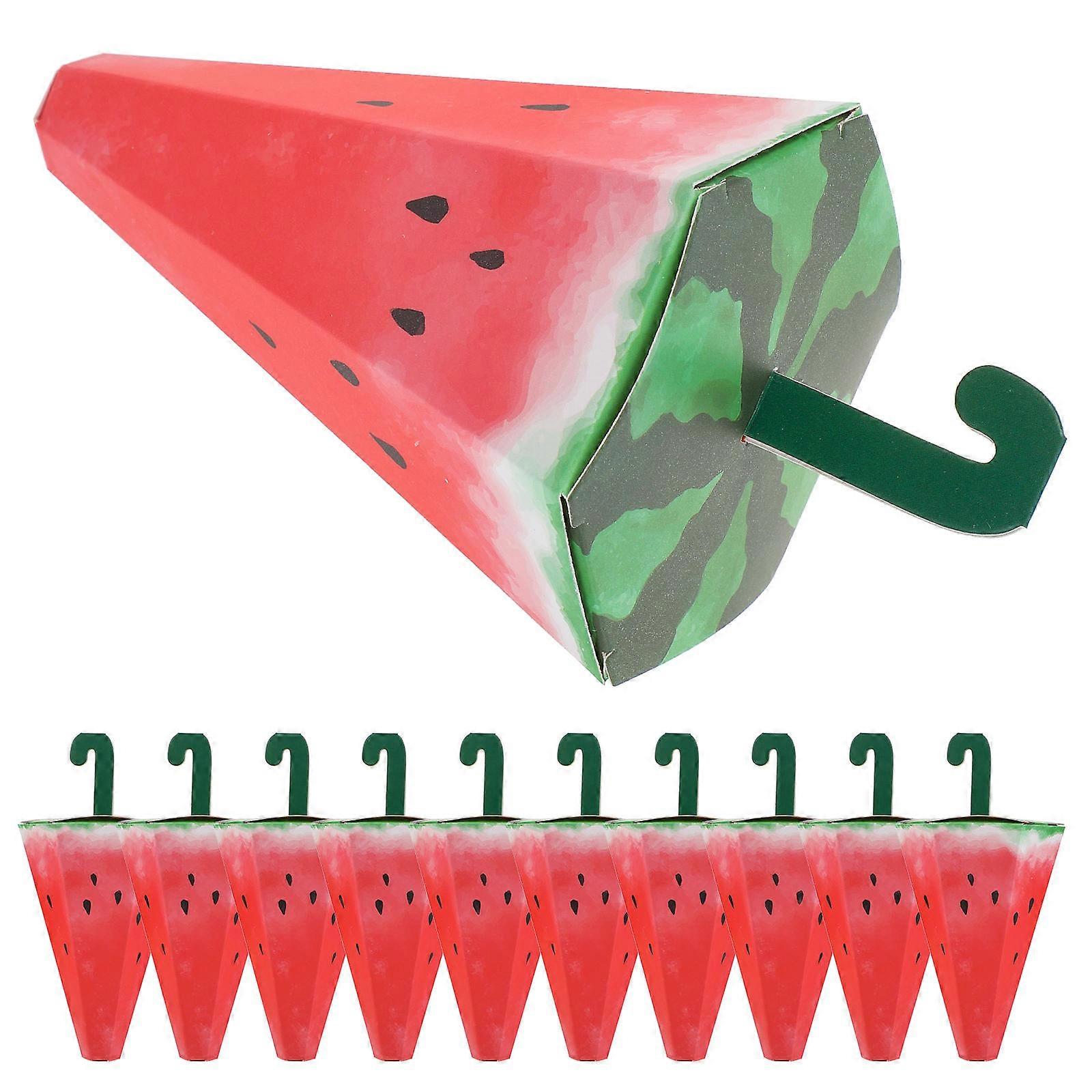 Colorful Umbrella Shaped Candy Boxes 10Pcs Storage Containers For Birthdays And Baby Showers