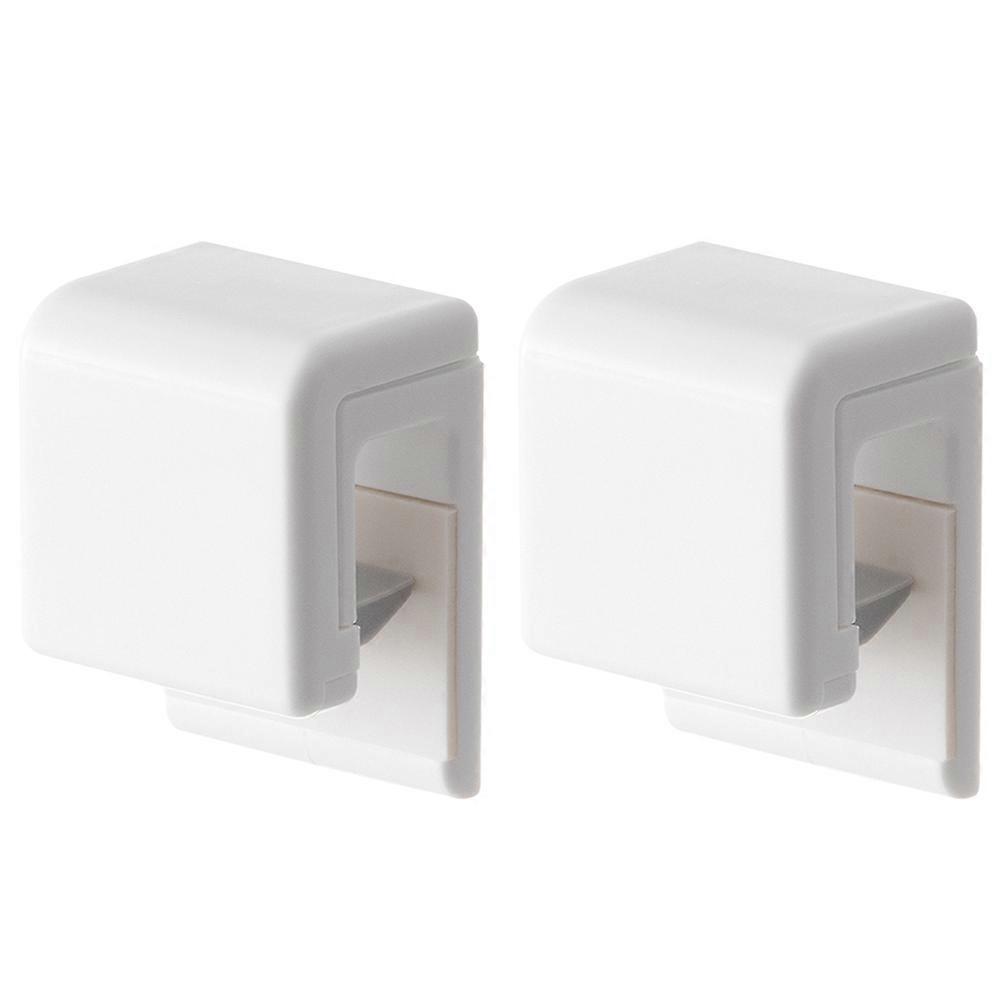 معجون أسنان ذاتي اللصق معلق المشبك للحمام 2 قطعة مسمار خالية من الأظافر معلقة كليب