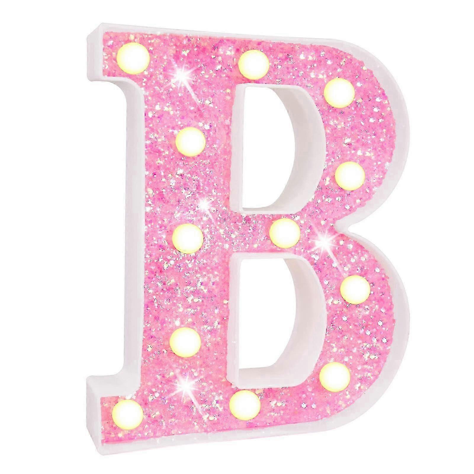 LED Alphabet Sign with Glow Suitable for Party Wedding and Home Decorations