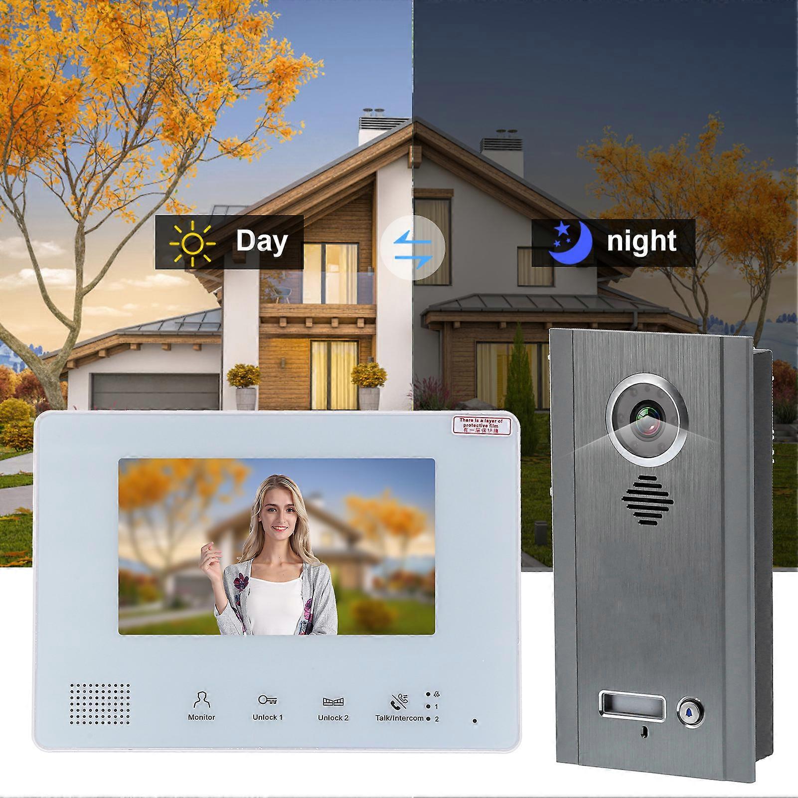 7in Smart Video Door Phone Intercom System with Electric Strike SY828NMJAENO1