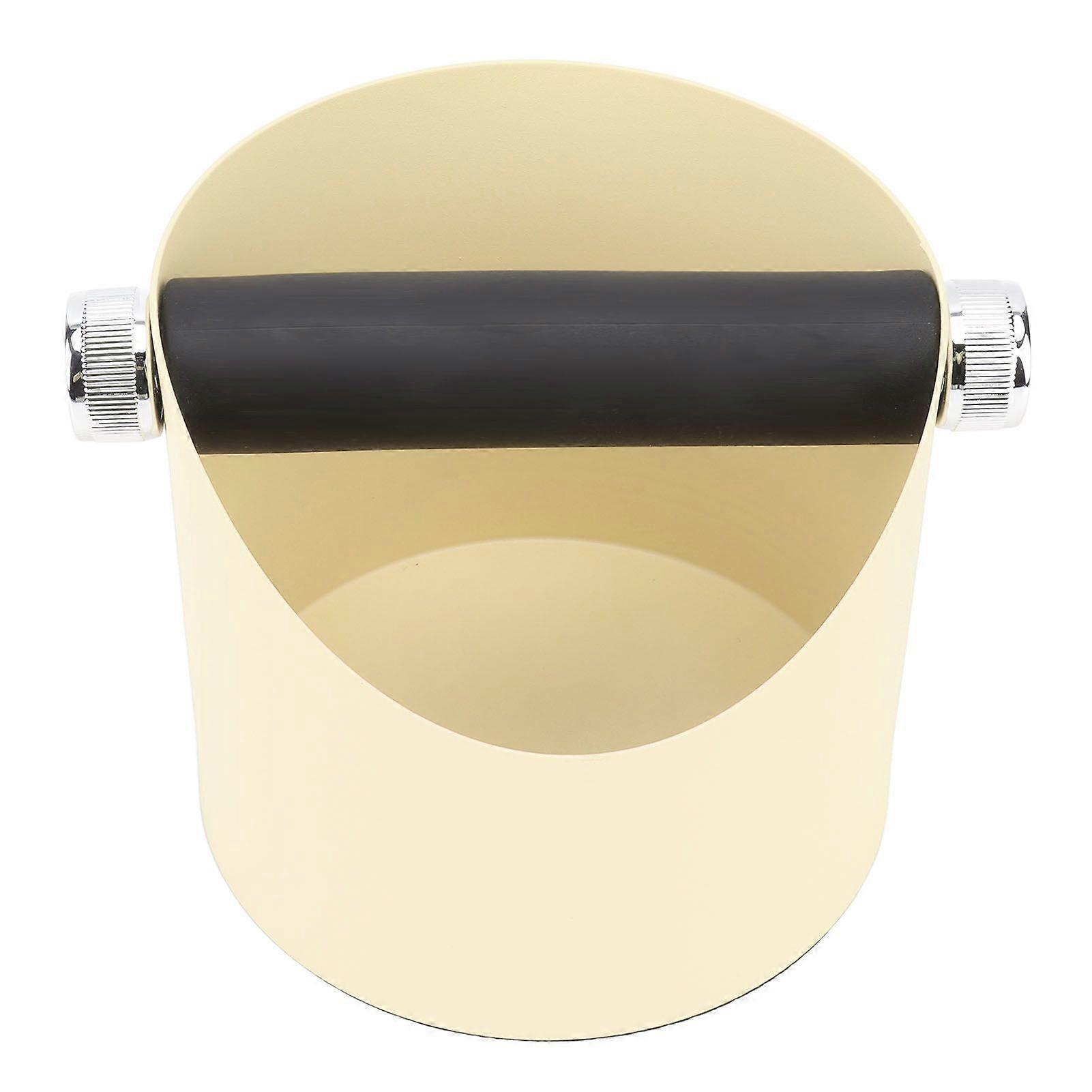 Coffee Slag Collecting Bucket, Small Non-Slip Coffee Machine Bucket, Powder Slag Recycling Bucket, Yellow