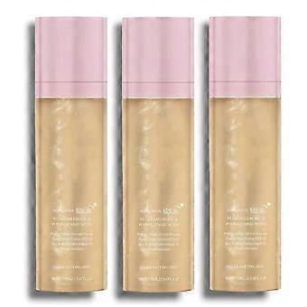 Sunglaze Sheer Setting Mist Sunscreen SPF 50, Broad Spectrum Shineming Body Oil Mist, Hydrating Makeup-Friendly Glow Spray, Reef-Safe, Non-Fatty & F
