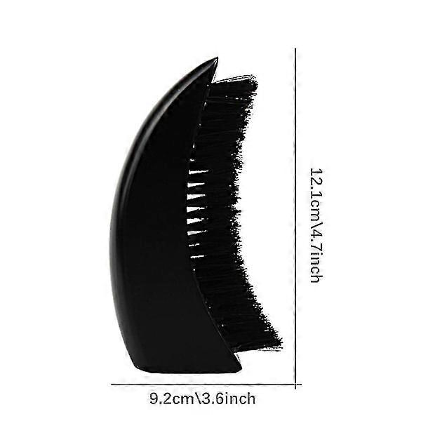 Beech Wood Beard Brush for Men, Non-Slip Wooden Handle for Shaving