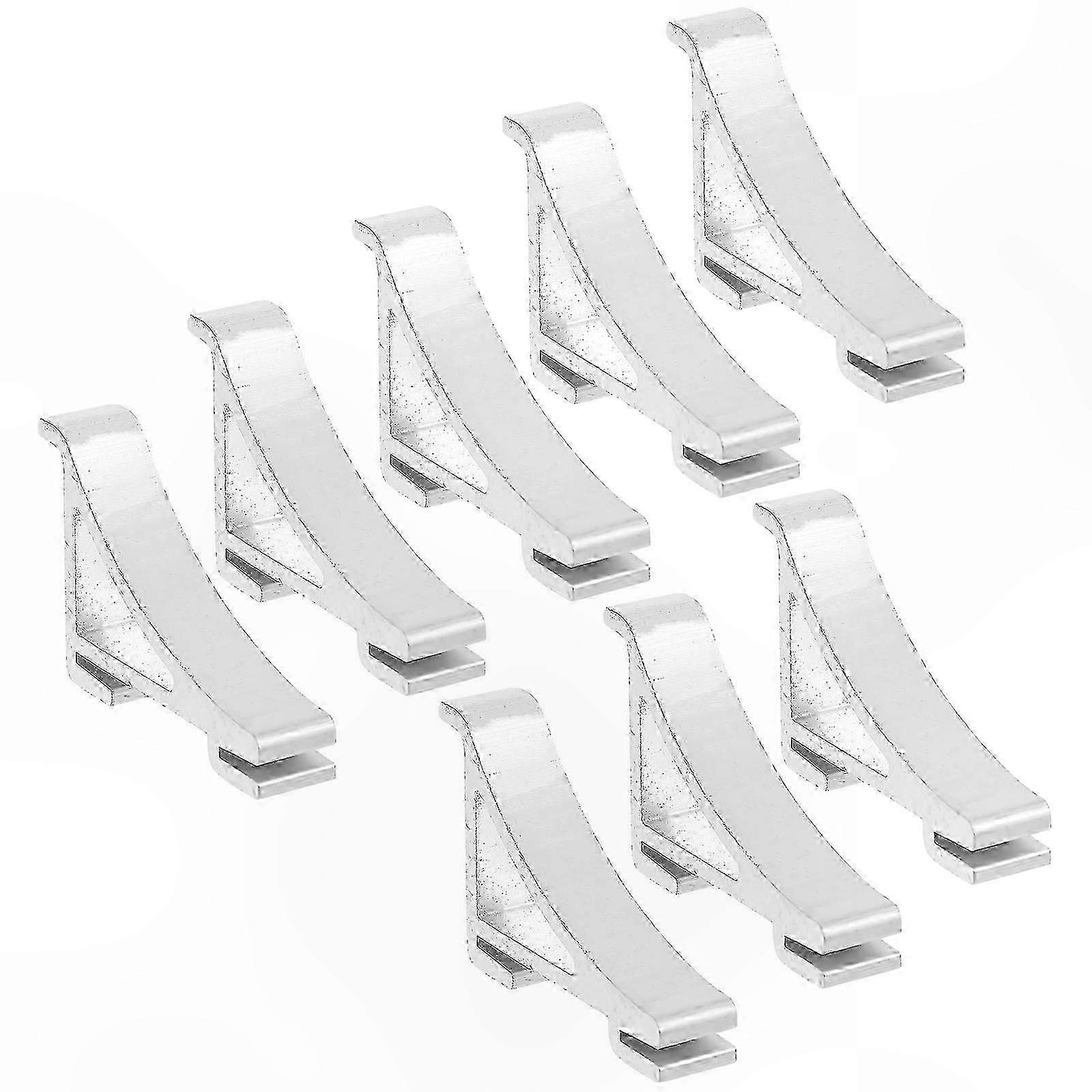 Adjustable Foldable Shelf Clips for Freezer and Cooler Storage Organization