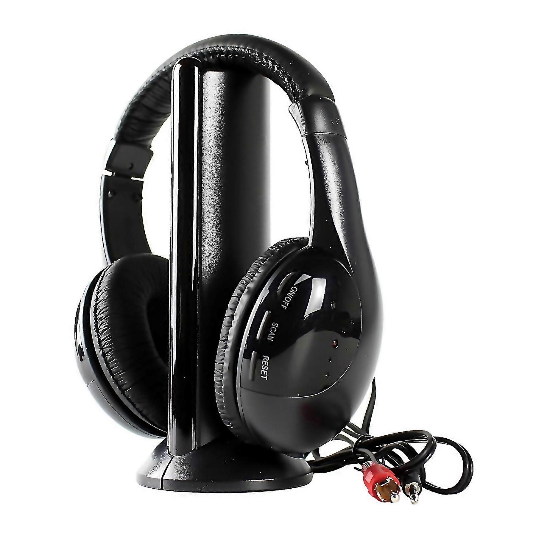 Head Radio With Transmitter Base Computer Wireless Headset