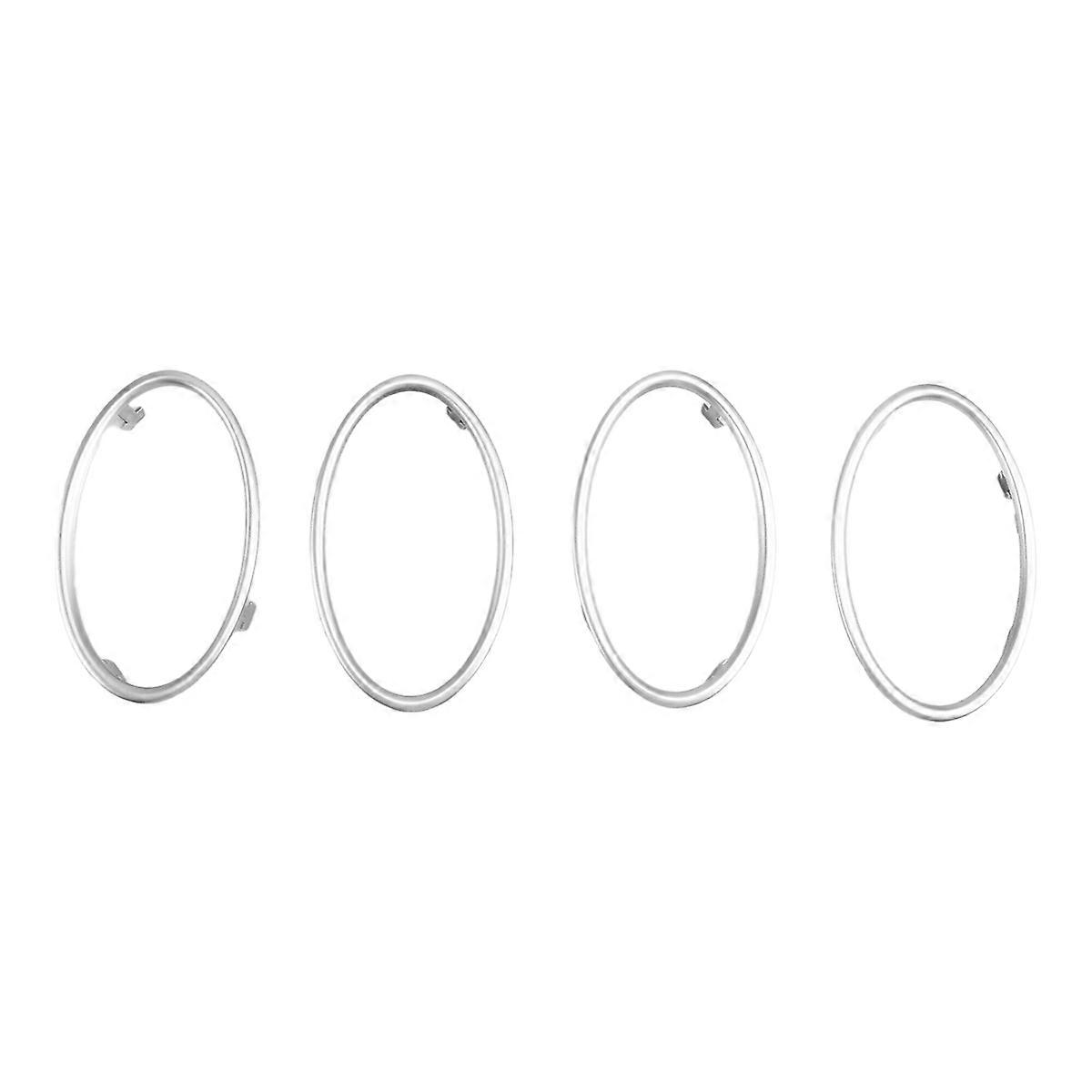 4PCS Dash Air Conditioning Outlet Vent Trim Ring Cover for B