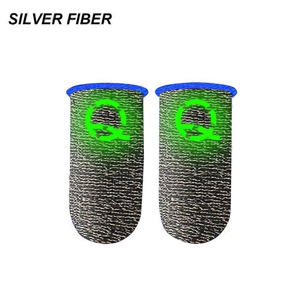 2pcs Gaming Sleeves Luminous Touch Screen Sleeves Nylon Non-slip Game Controller Gloves