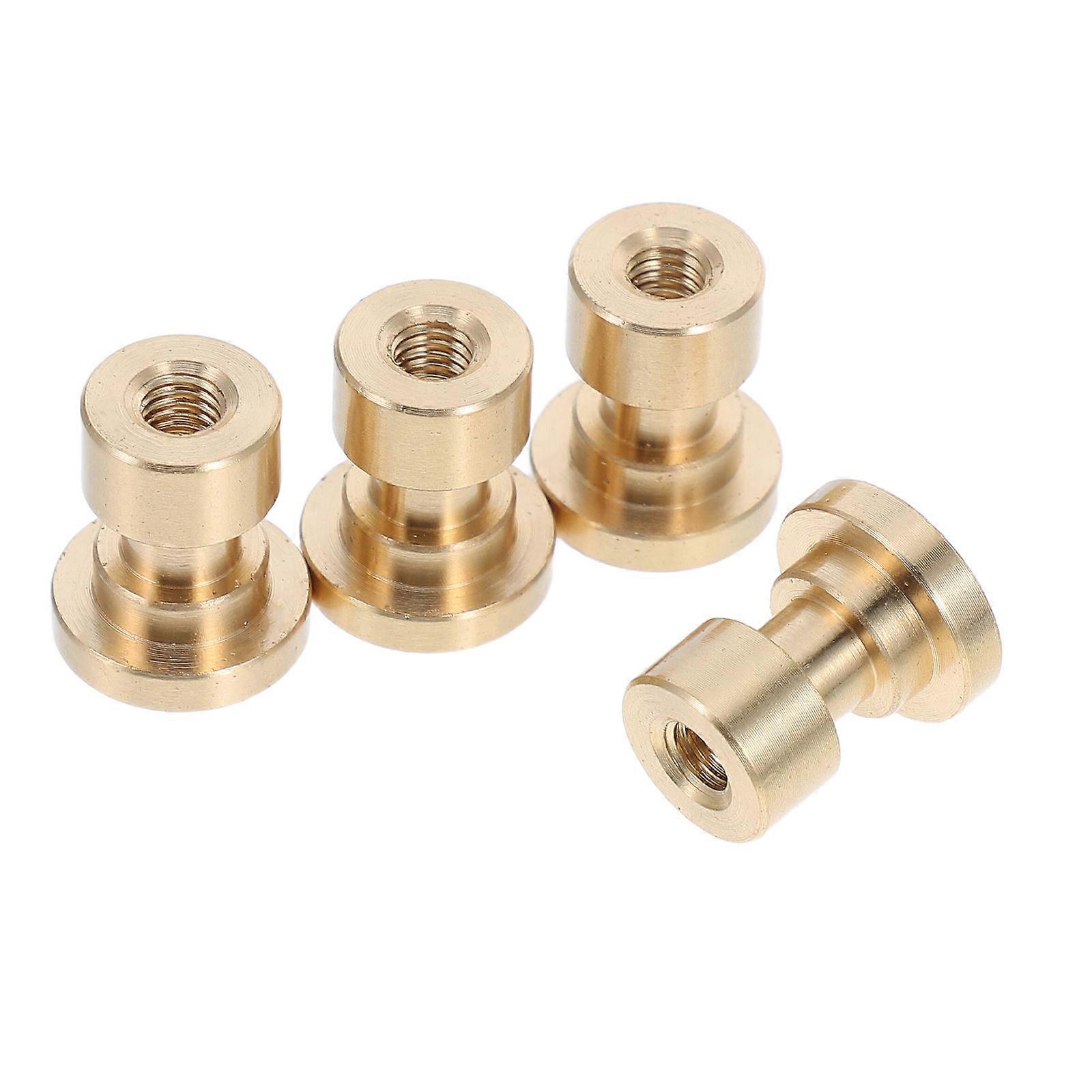 Golden Crystal Cabinet Knobs Brass Handles for Home Decoration 8Pcs