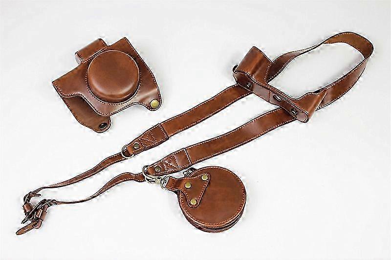 Suitable for Olympus E-M10 Mark IV camera bag leather case em10 four-generation protective sleeve em10 4 shell