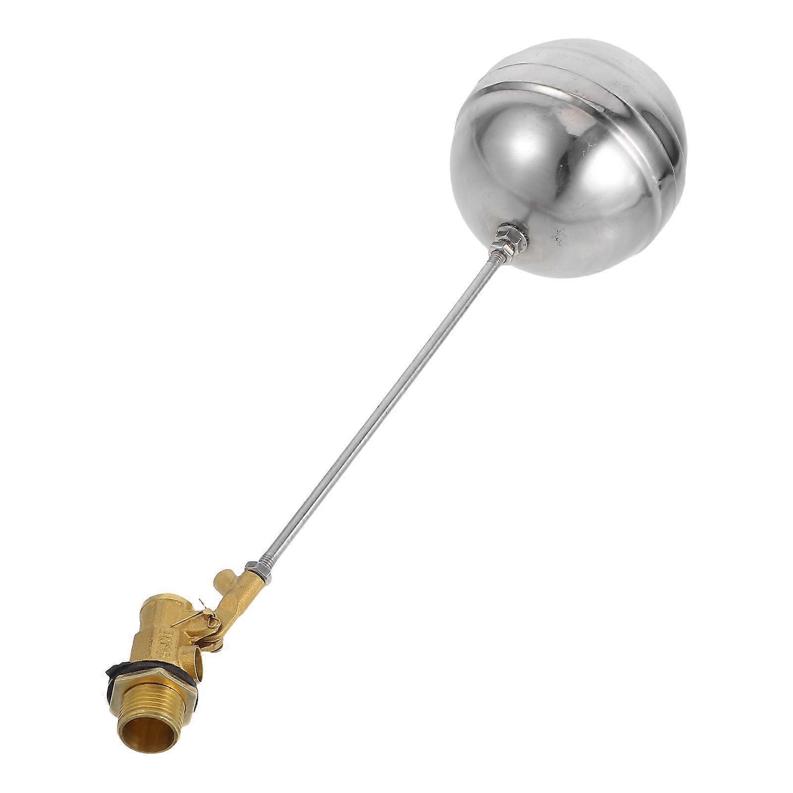 Automatic Water Level Control Valve Brass Stainless Steel Float Valve 3Pcs