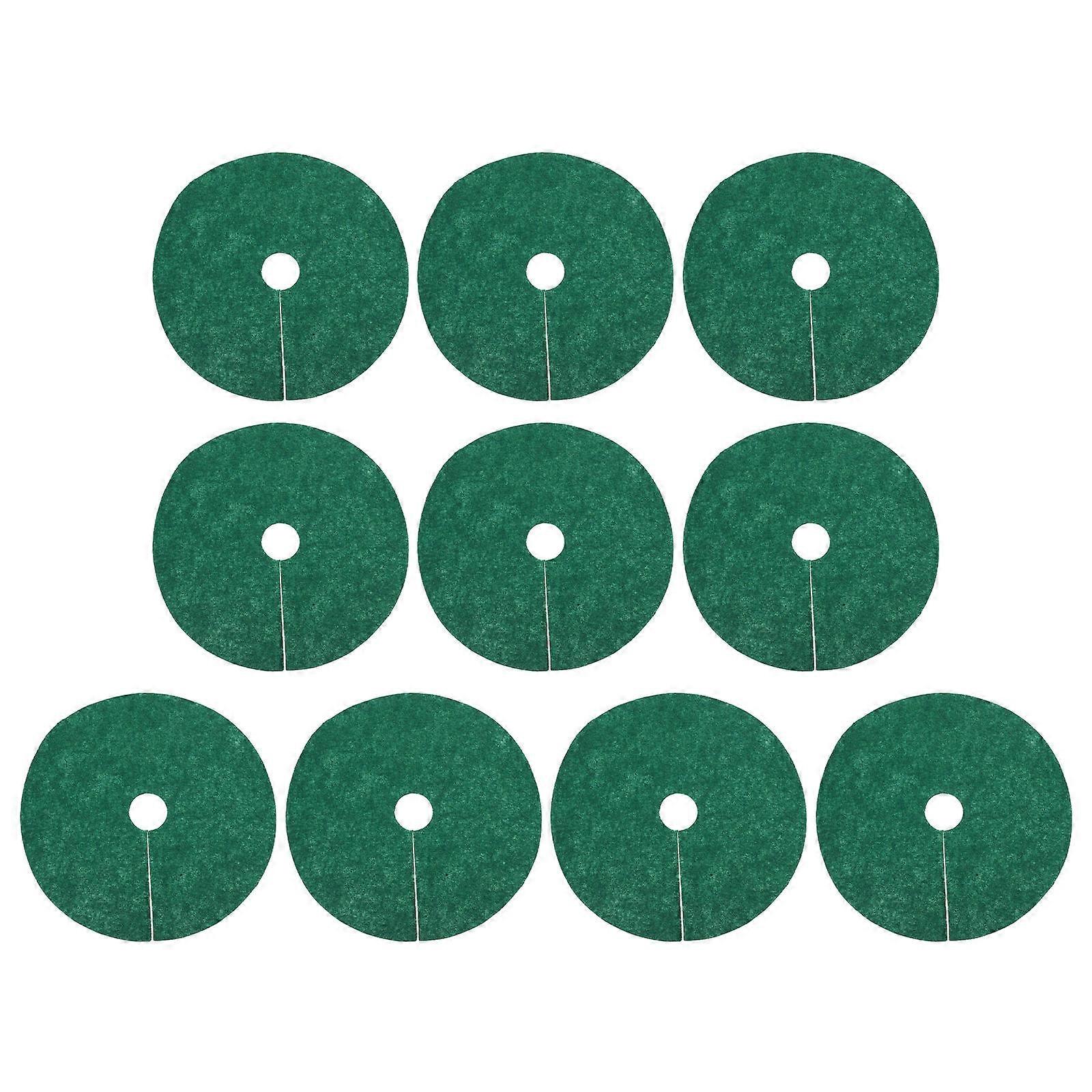 Tree Mulch Circle for Root Control 40Pcs Non-Woven Reusable Barrier Mat