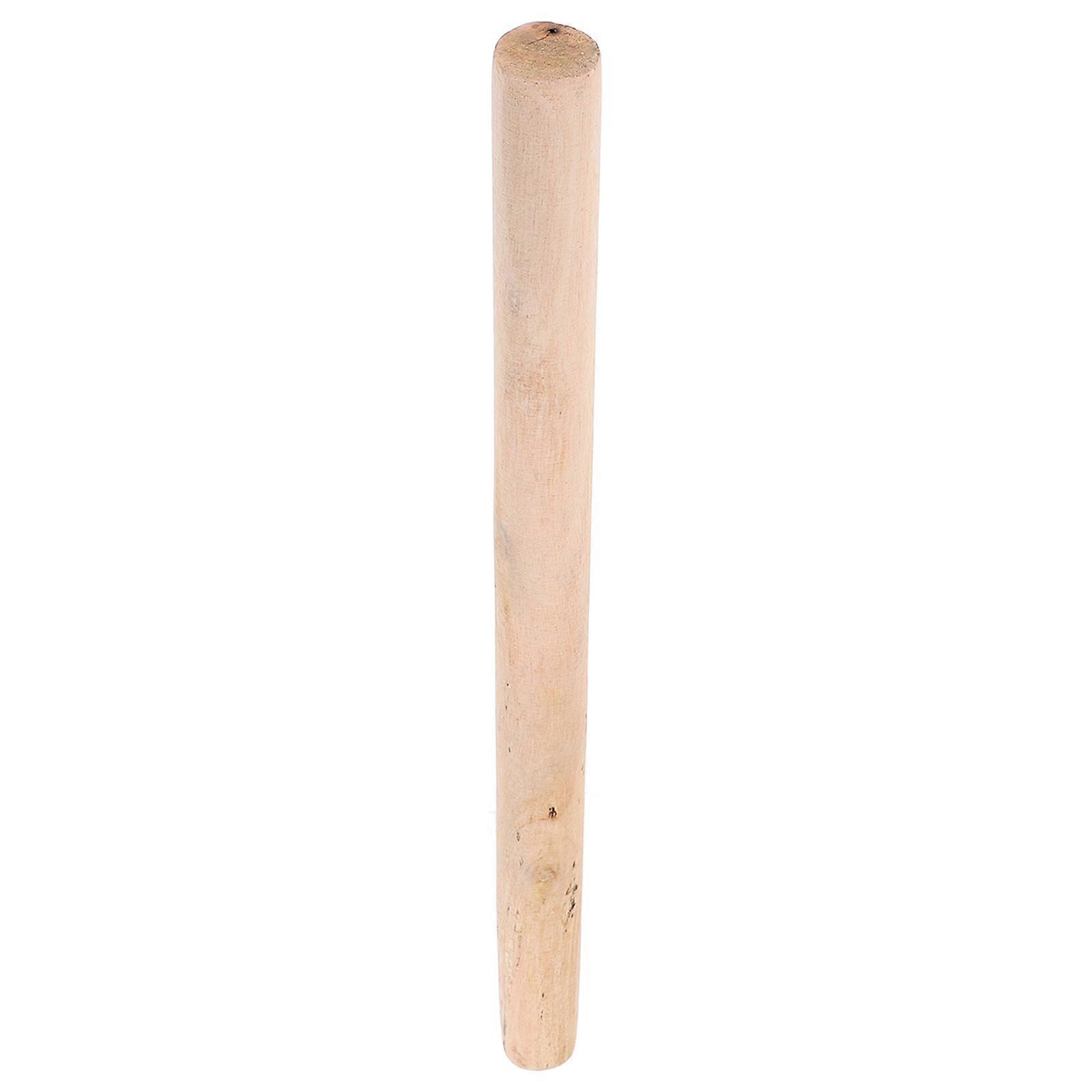 Beech Wood Spatula Handle Replacement for Cooking with 5Pcs Anti-Slip Handles