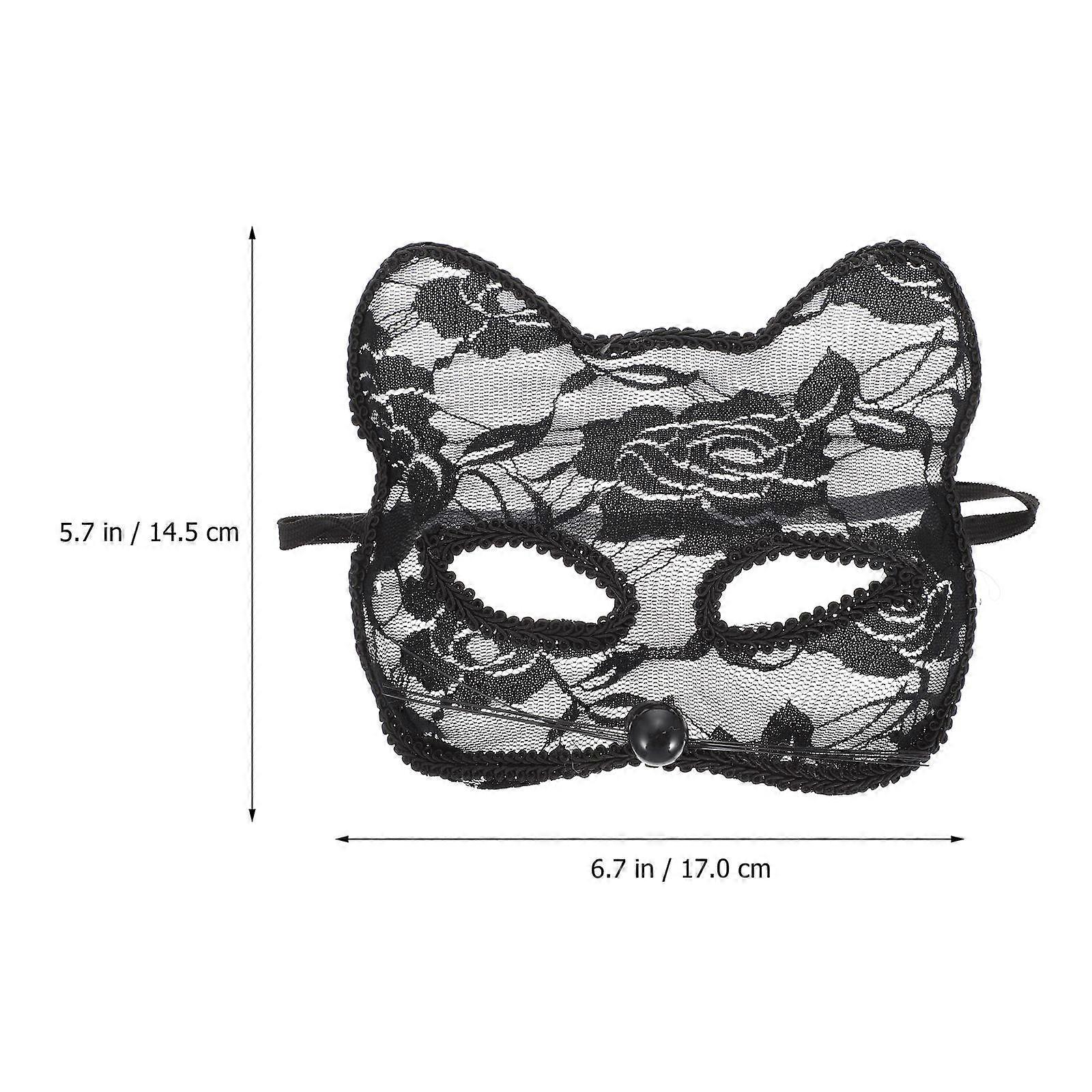 Masquerade Masks Cat Face Halloween Mask for Decoration Use