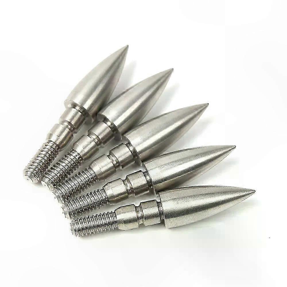 12-Pack Steel Arrow Points, 100-150 Grain for Archery Target and Hunting Applications