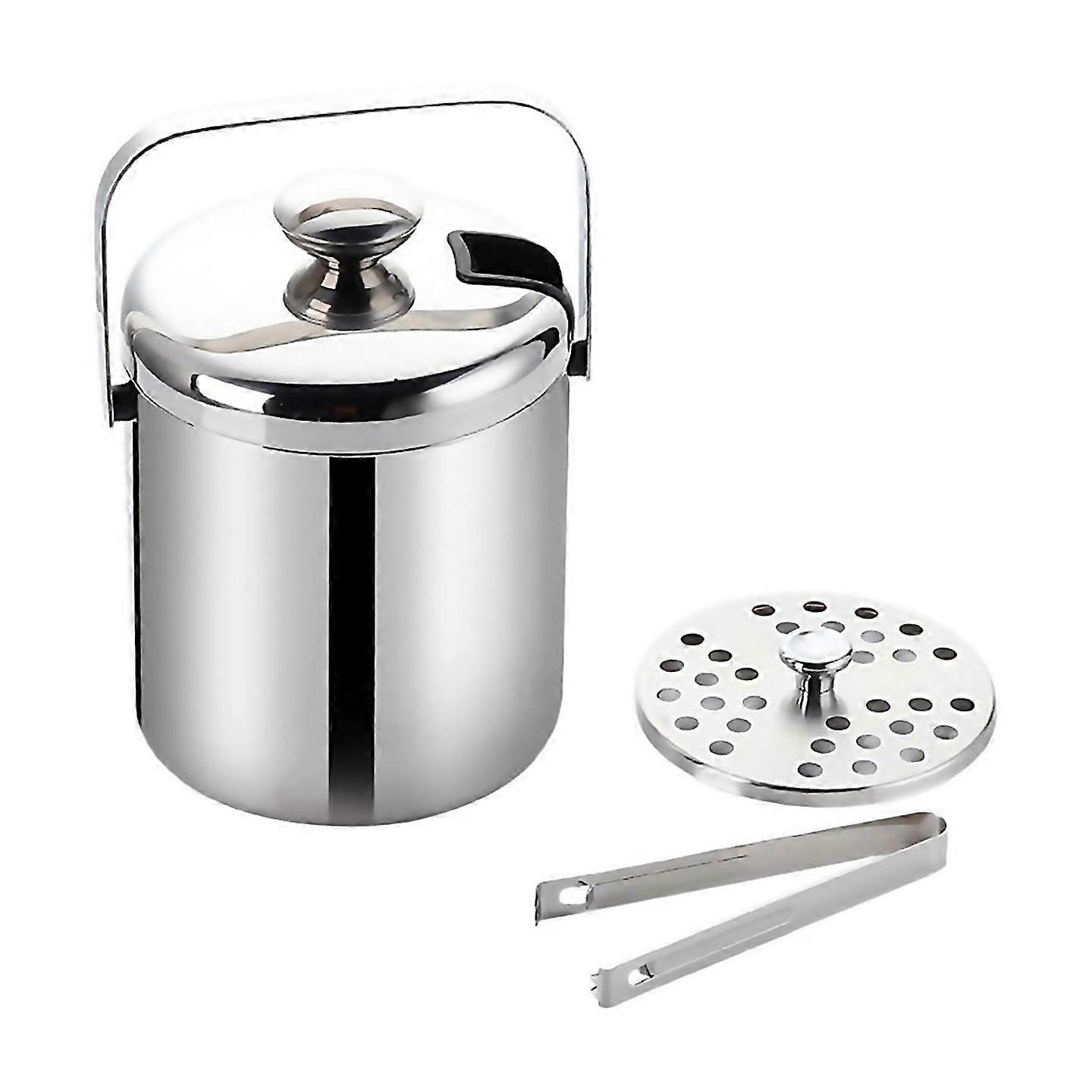 For Ice Bucket With Lid And Tong Insulated Ice Bucket With Strainer