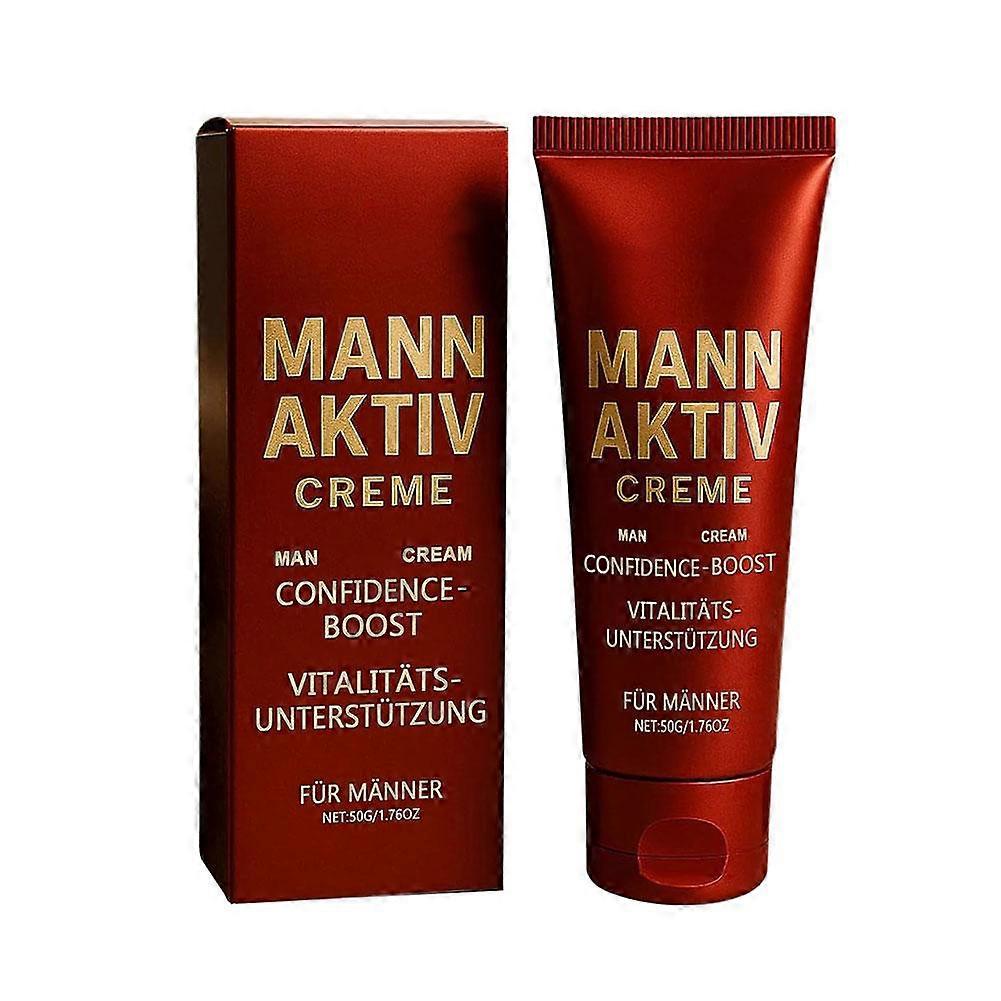 Cujmh Men’s Care Cream – Nourishing After-Shave Lotion for Hydration, Redness Relief and Skin Repair, Lightweight Non-Greasy, Red