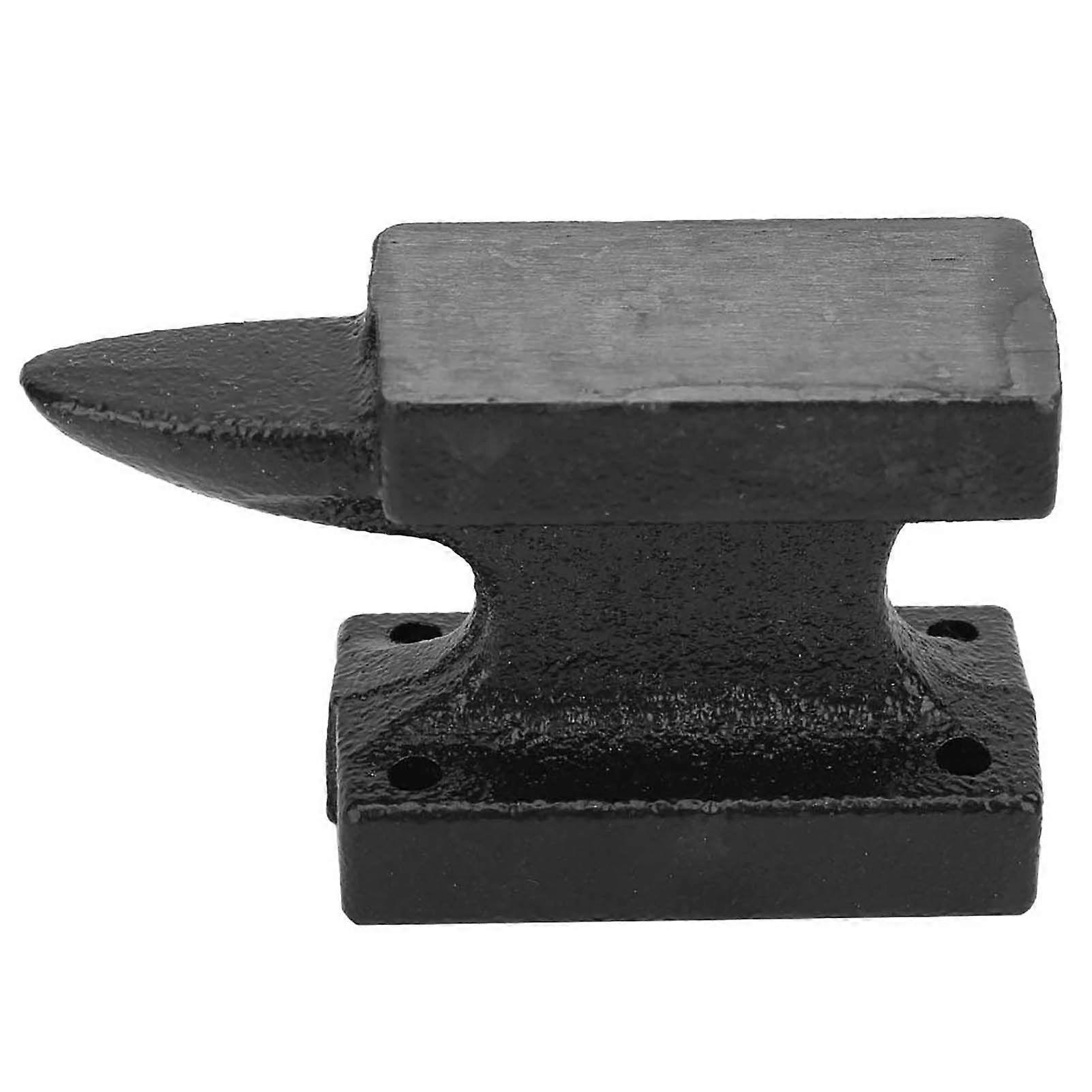 Portable Rugged Cast Iron Anvil Blacksmith Anvil Stable Workbench (Random Color)