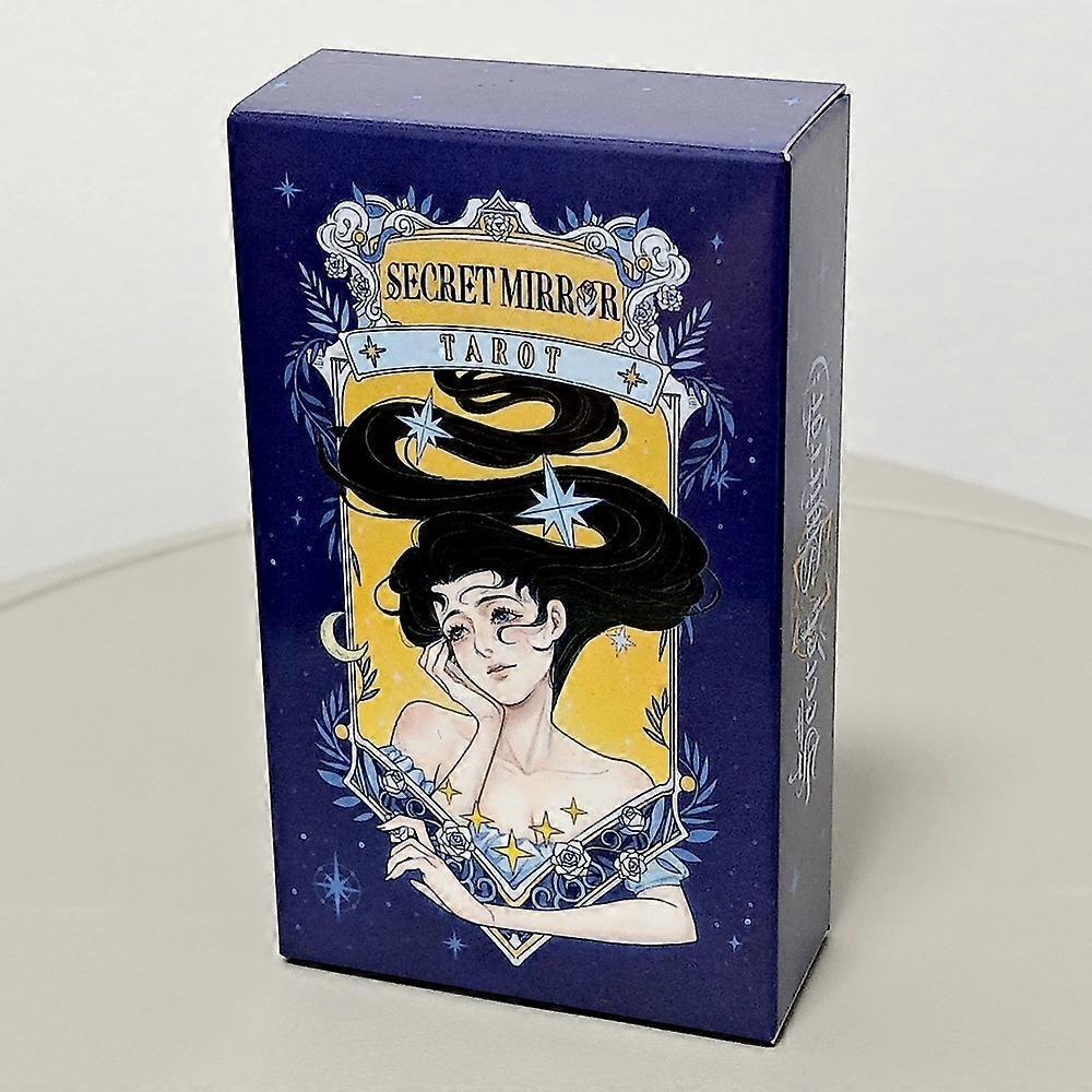 10.3*6cm Secret Mirror Tarot Deck Based on Rider Waite System 78 Pcs Colorful Tarot Cards