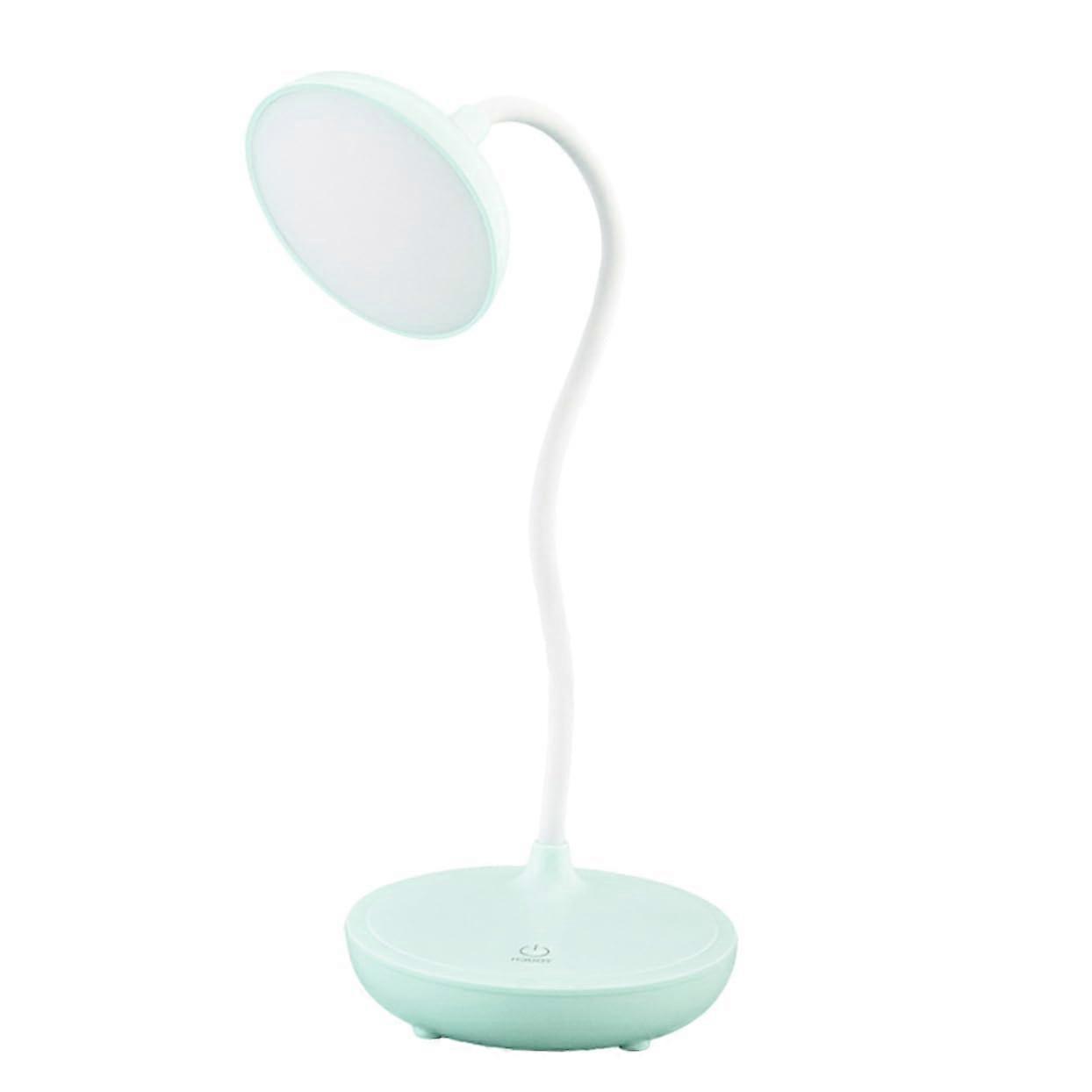 LED Book Reading Touch Lamp, 360° Rotatable, Eye Protection, Stylish Blue Home Decor, 36x36x12cm Size