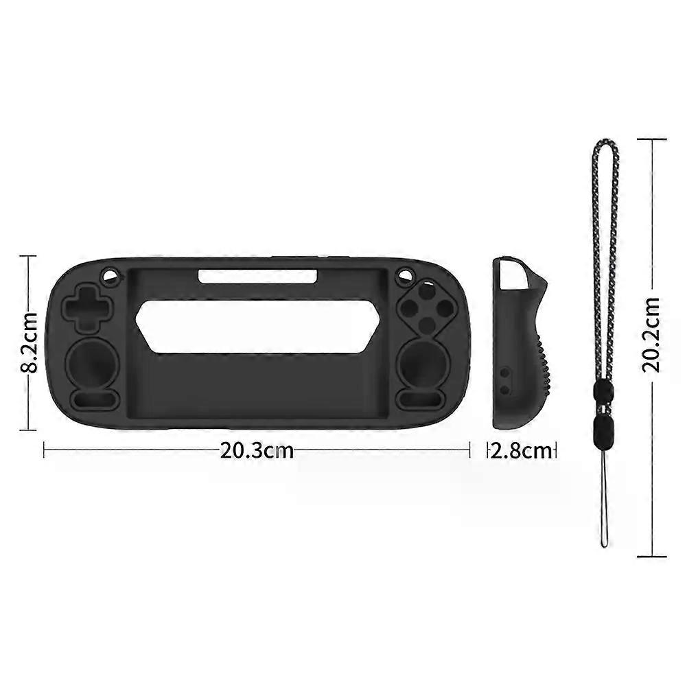 Silicone Protective Case For Retroid Pocket 5 Handheld Console Solid Color Cover Anti-Slip Grip Dustproof Shell For RP5
