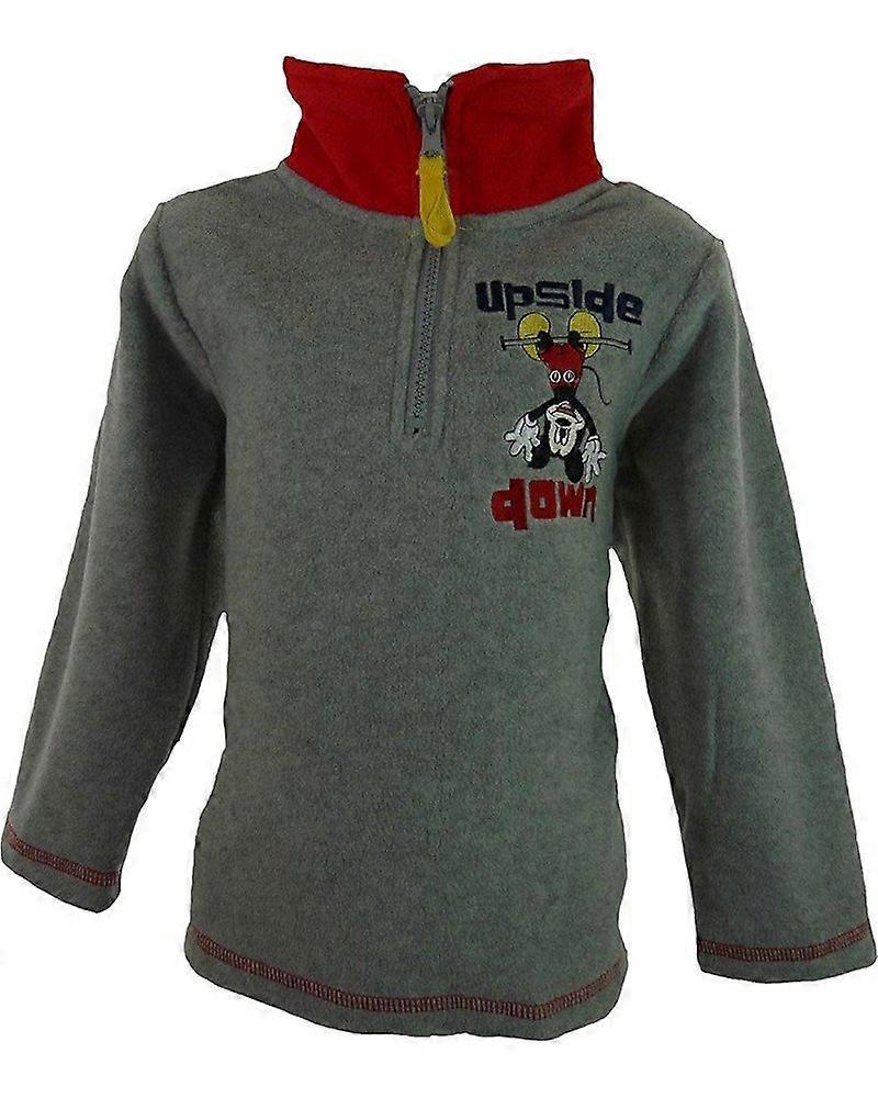 Boys Disney Mickey Mouse Fleece Half Zip Sweatshirt
