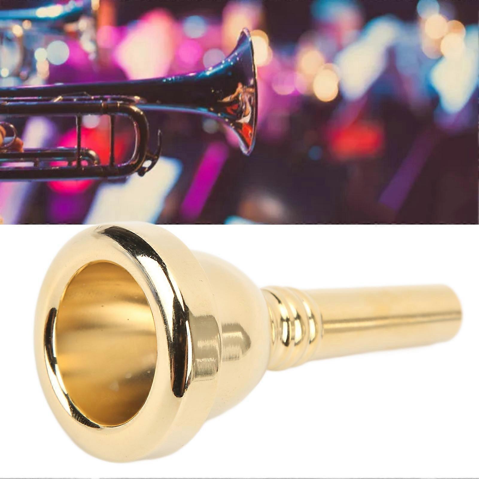 Alttrombone munnstykke kobber gull reservedel instrument